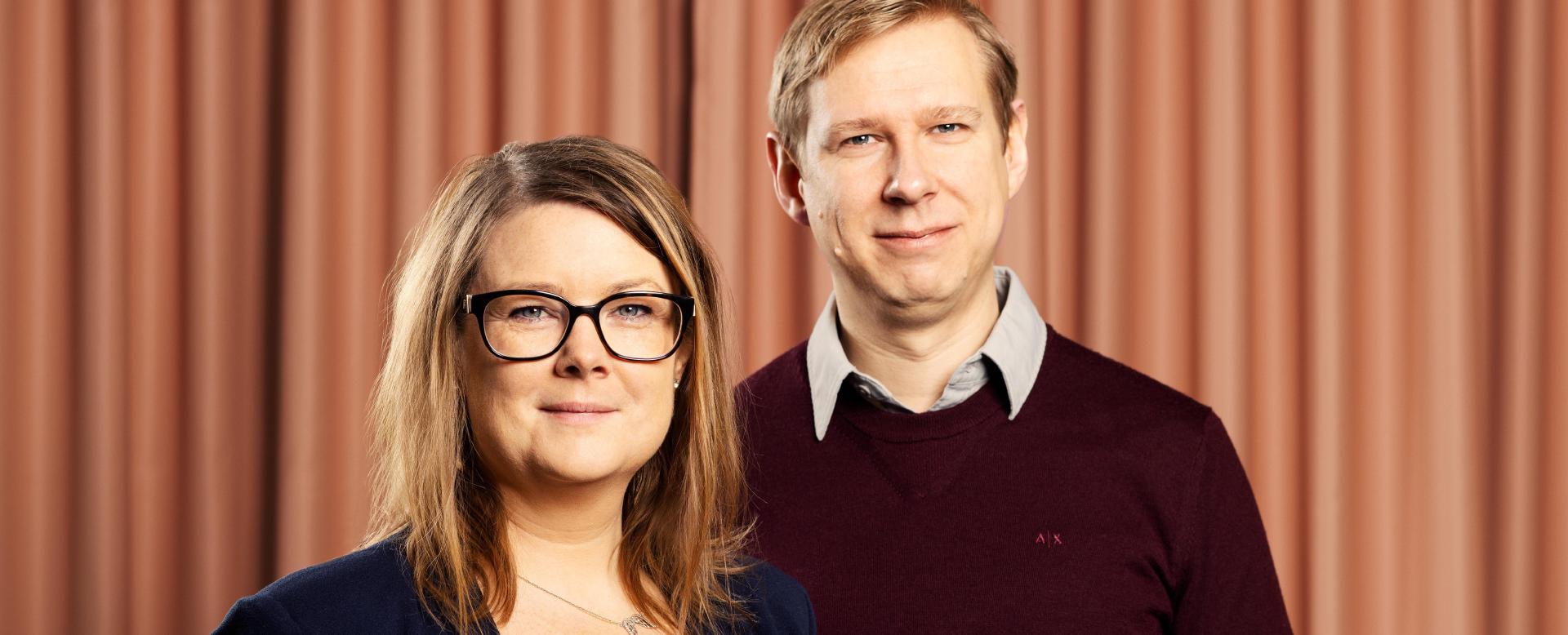 Linus Kimselius och Sandra Leosson, grundare av SoftCrisis krisapp
